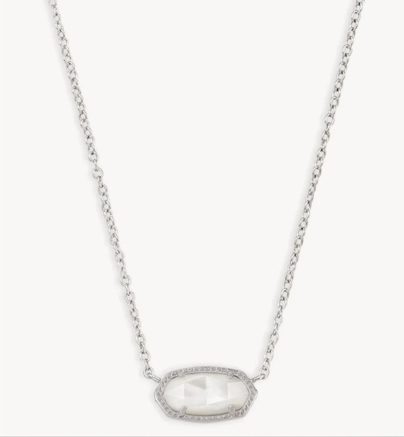 Elisa Silver Pendant Necklace