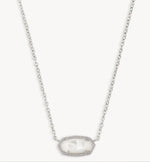 Elisa Silver Pendant Necklace