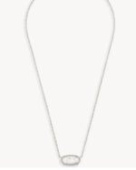 Elisa Silver Pendant Necklace