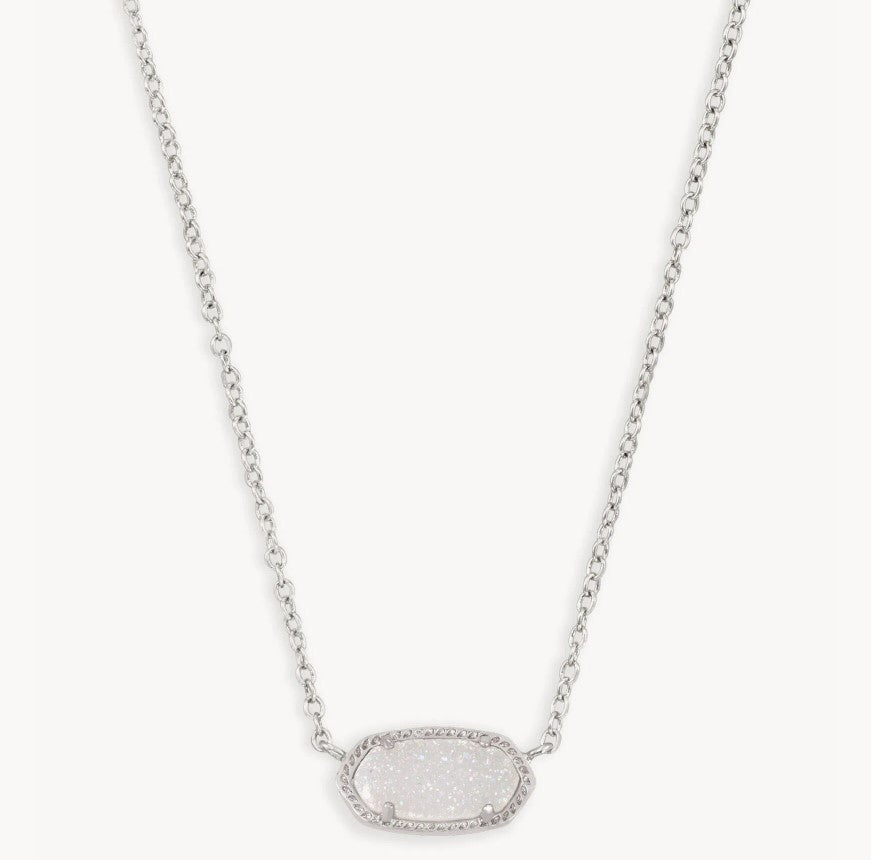 Elisa Silver Pendant Necklace