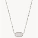 Elisa Silver Pendant Necklace