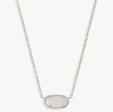 Elisa Silver Pendant Necklace