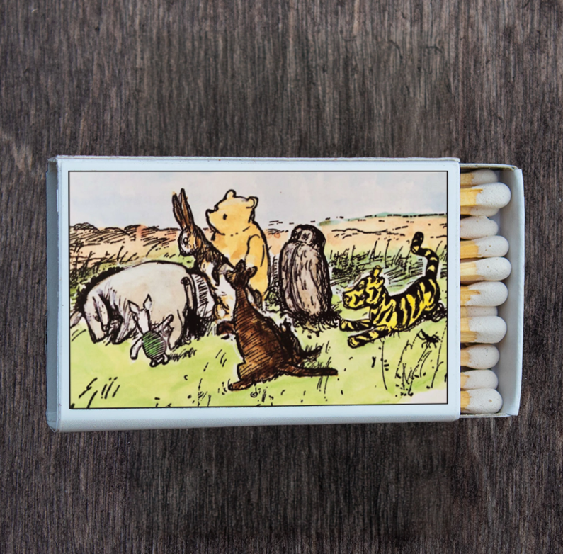 Winnie the Pooh and Friends Matchbox • Candle Acc • Matches