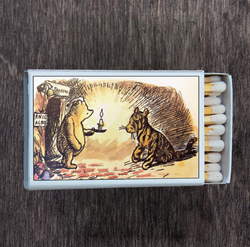 Winnie the Pooh and Tigger Matchbox • Candle Acc • Matches