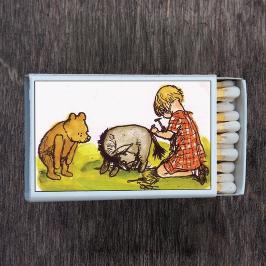 Winnie the Pooh with Eeyore Matchbox • Candle Acc • Matches