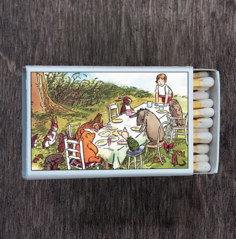 Winnie the Pooh Party Matchbox • Candle Acc • Matches