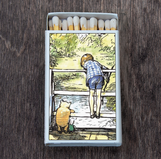 Winnie the Pooh Poohsticks Matchbox • Candle Acc • Matches