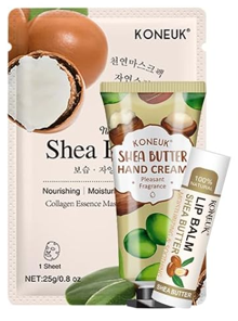 Sheet Mask, Lip balm, Lotion Gift Set