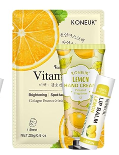 Sheet Mask, Lip balm, Lotion Gift Set