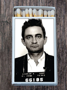 Celebrity Mugshot Matchbox • Matches • Candles Acc.
