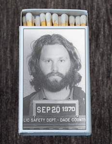 Celebrity Mugshot Matchbox • Matches • Candles Acc.