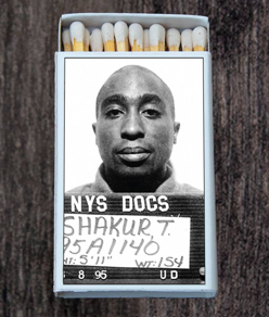 Celebrity Mugshot Matchbox • Matches • Candles Acc.
