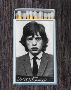 Celebrity Mugshot Matchbox • Matches • Candles Acc.