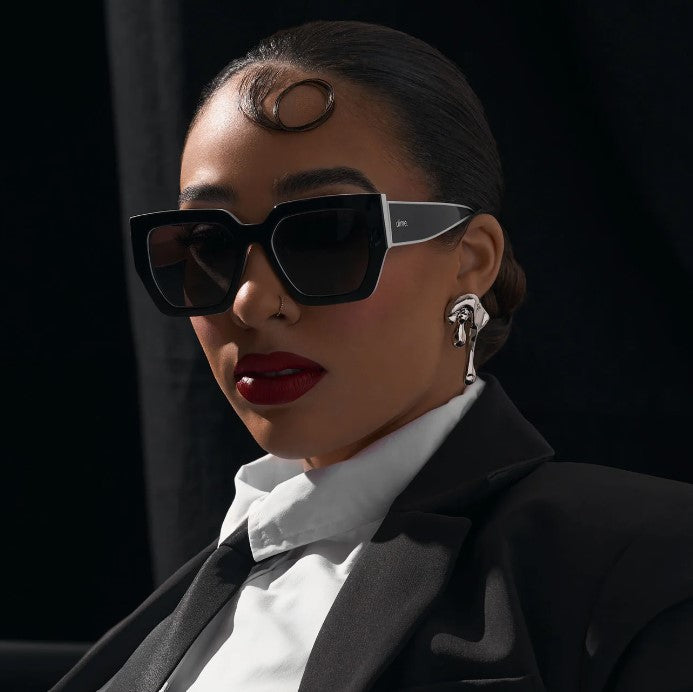 Dime Rissa G, She\'s a 10 Polarized Sunglasses- Matte Black Dime Optics X Rissa G She main image 4