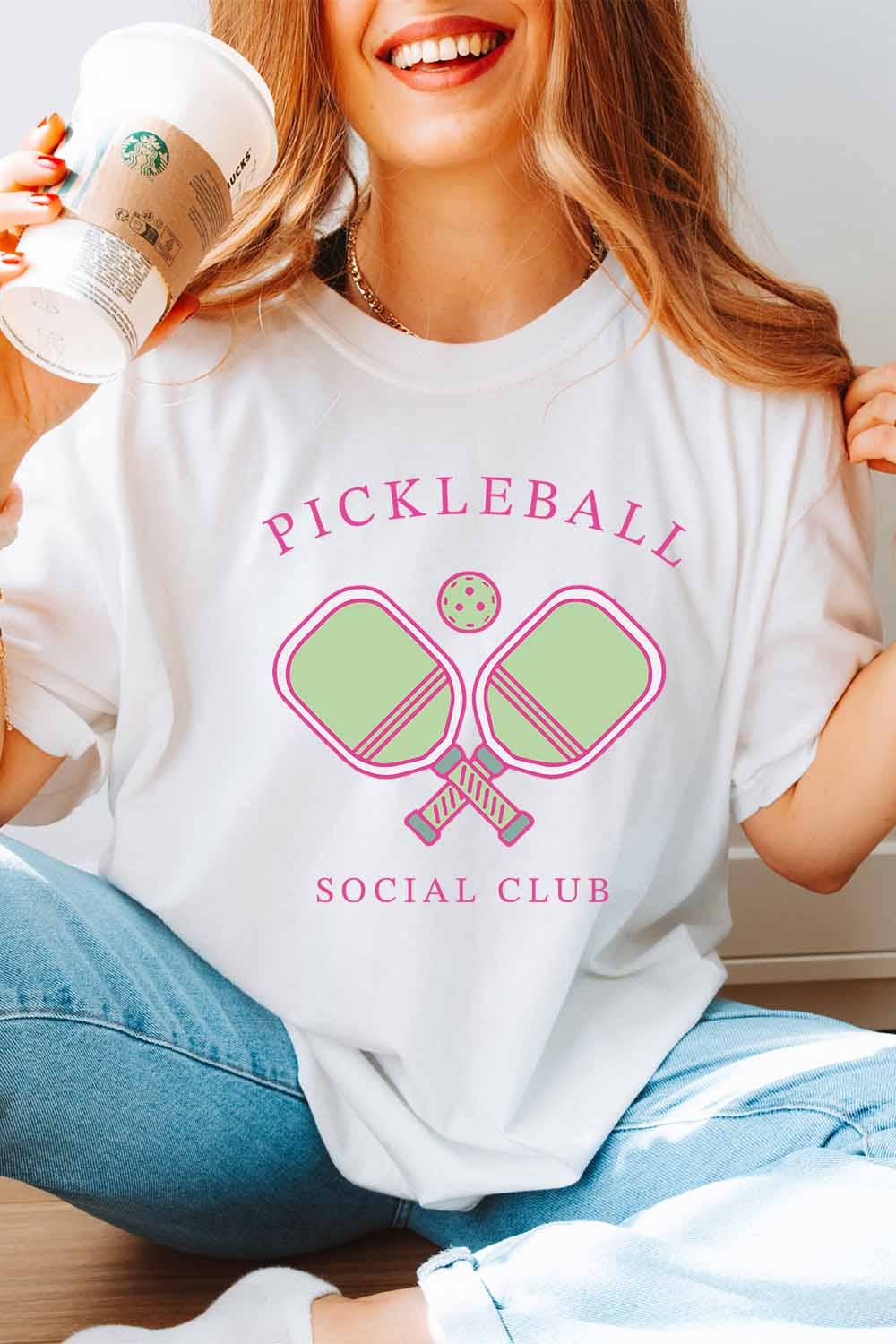 Pickleball Fancy Graphic Tee.