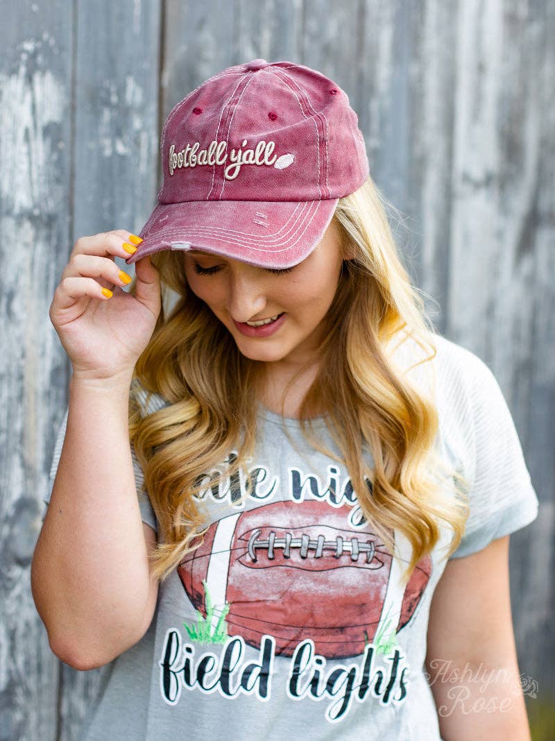 Football Y'all Embroidered Hat