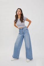 High Rise Wide Leg Jeans