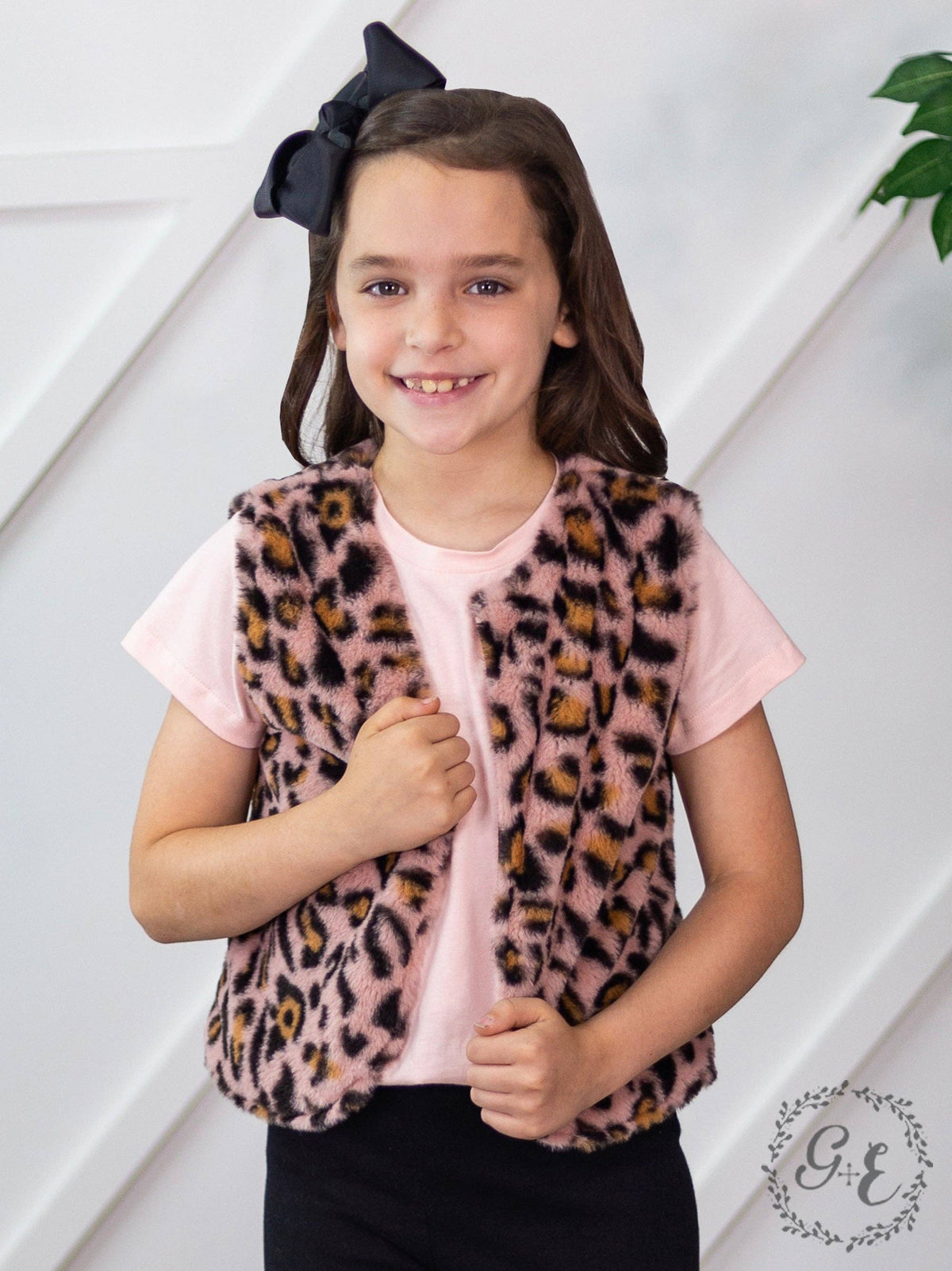 Girls' My Wild Side Faux Fur Vest