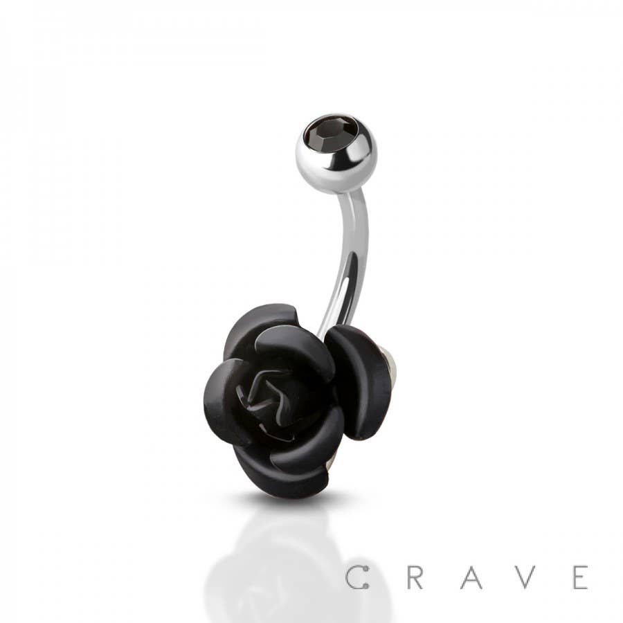 Rose Belly Button Ring