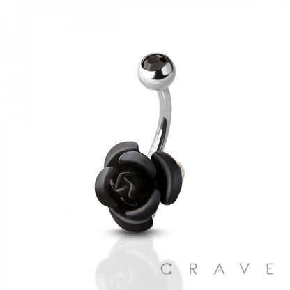 Rose Belly Button Ring