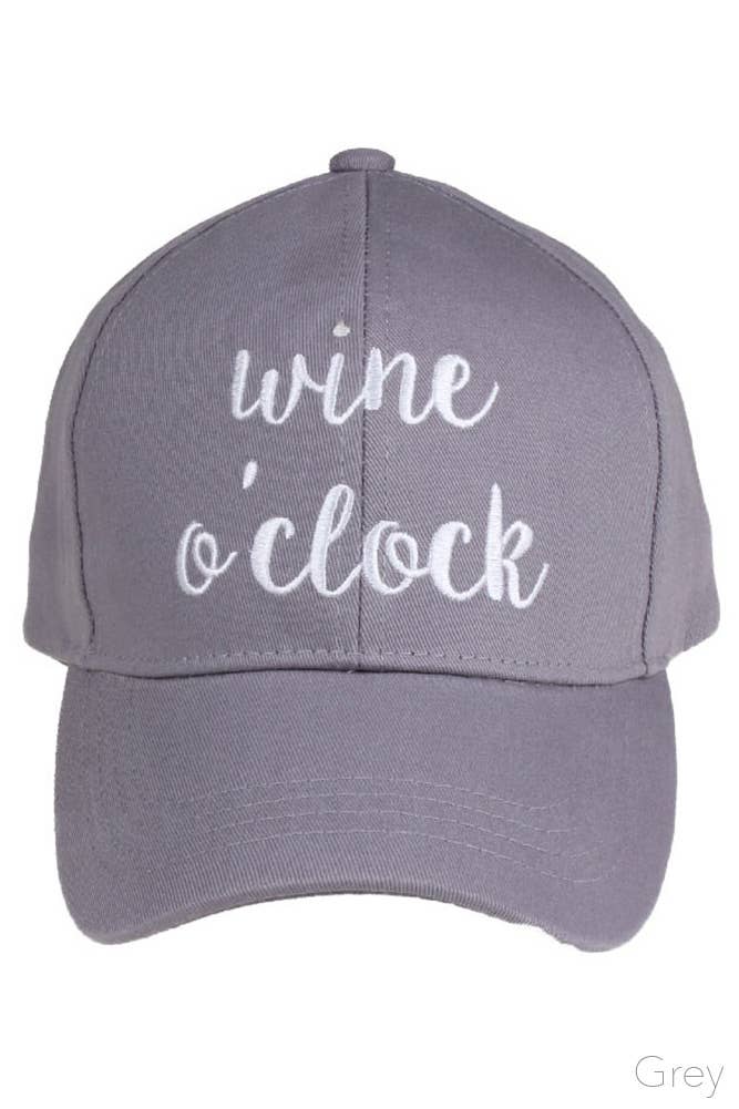 Wine O'Clock Baseball Cap