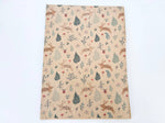 Winter Bunnies Recycled Eco Kraft Gift Wrapping Paper