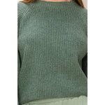 Autumn Love Ribbed Crew Neck Sweater