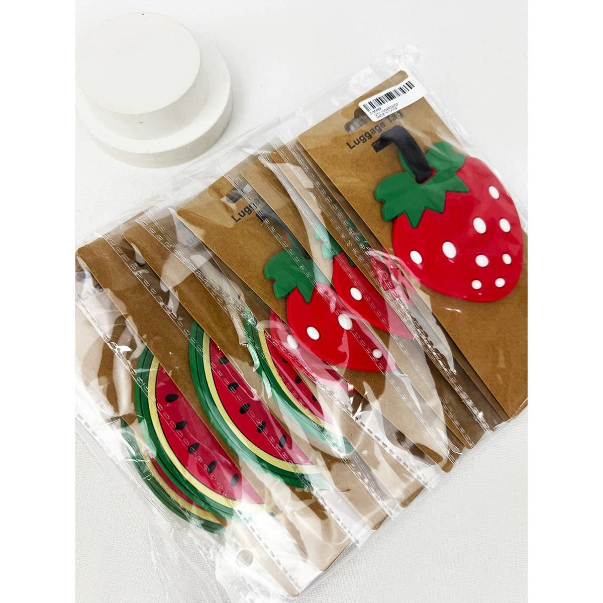 Strawbery or Watermelon Luggage Tag