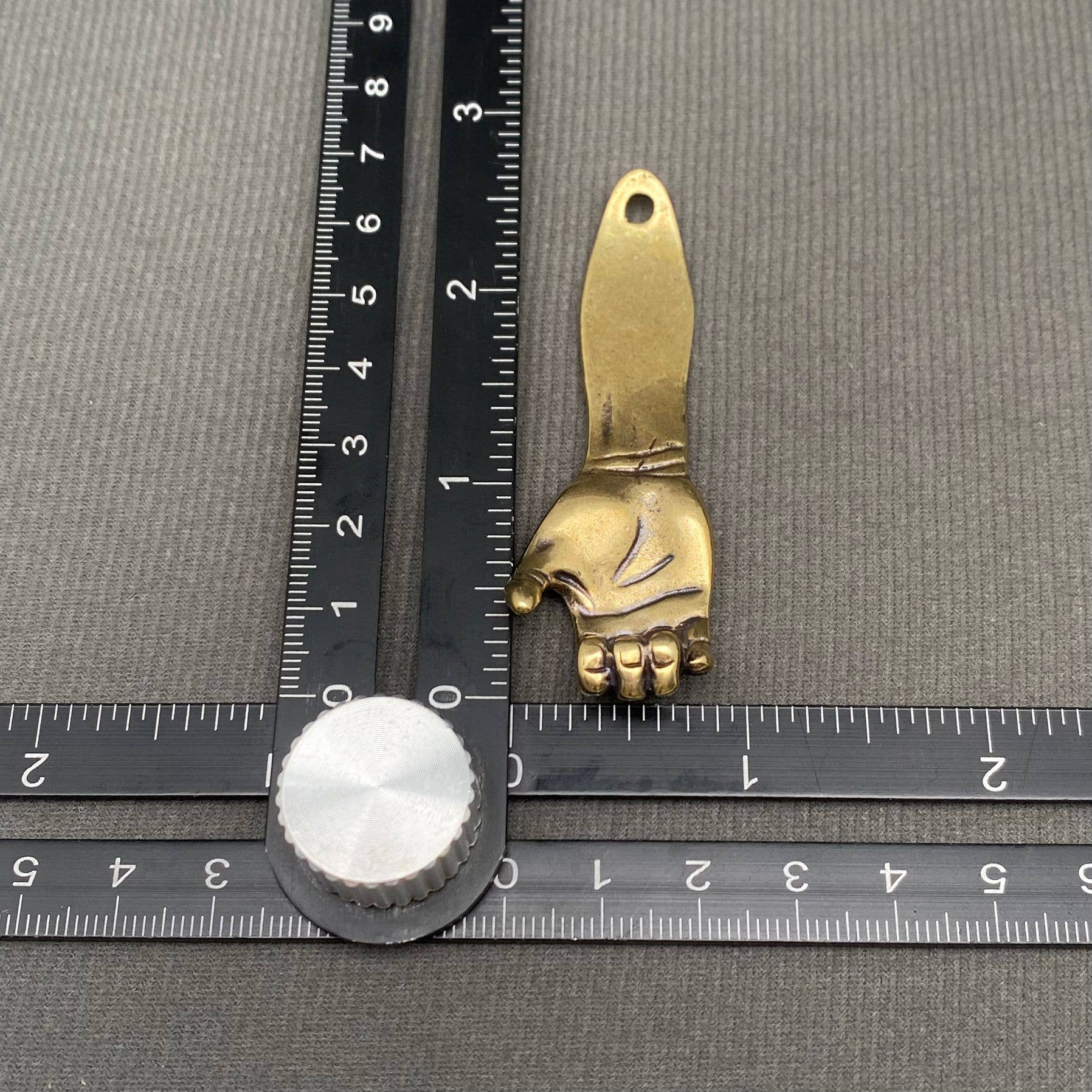 Vintage Inspired Brass Arm Bottle Opener
