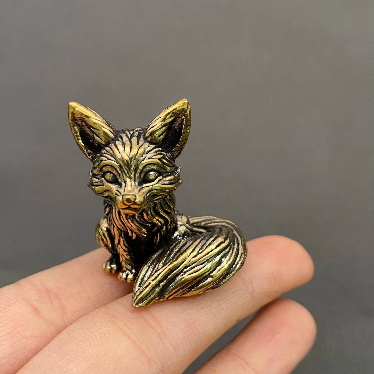 Brass Little Fox Crafts Desktop Figurine
