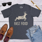 Fast Food Deer Mens Funny Hunting T-shirt