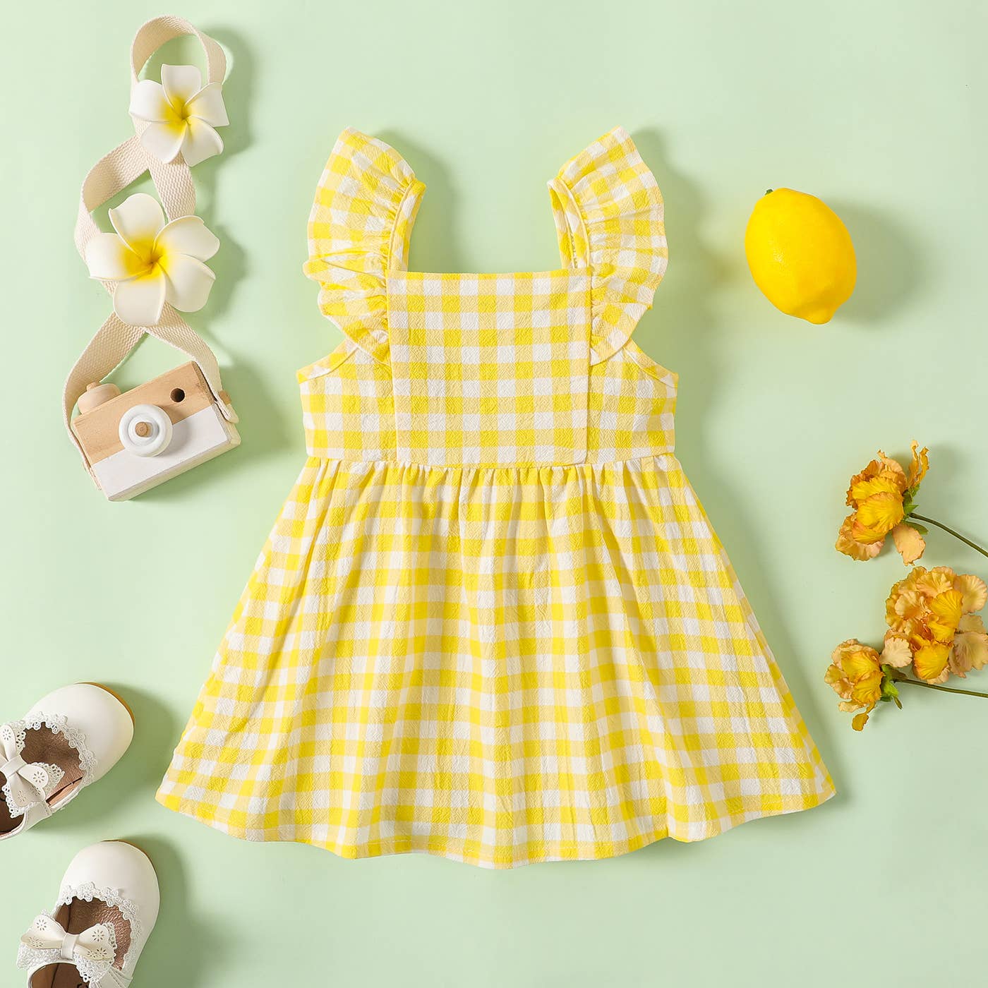 Baby/Toddler Girl Gingham Dress.