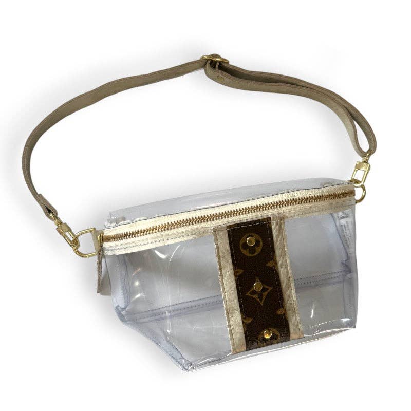 Britt Belt Bag In Vinyl Vogue, Leather | Upcycled LV