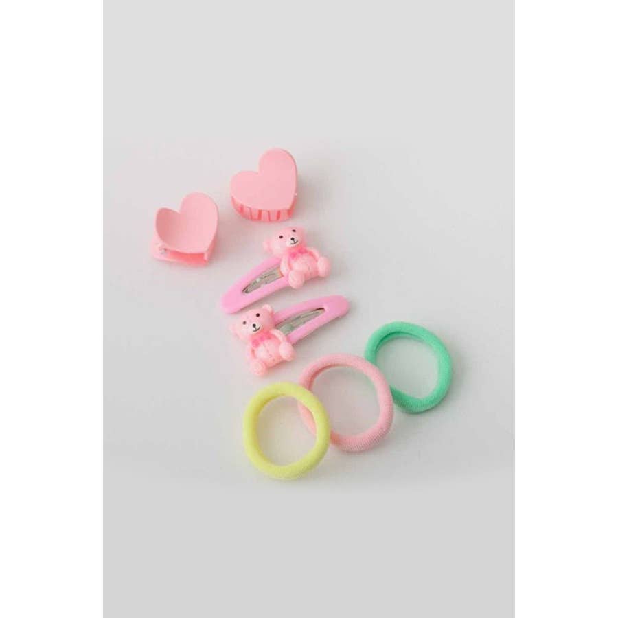 Kids Teddy Love Mixed Hair Set