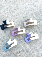 Two Tone Hair Claw Clips.