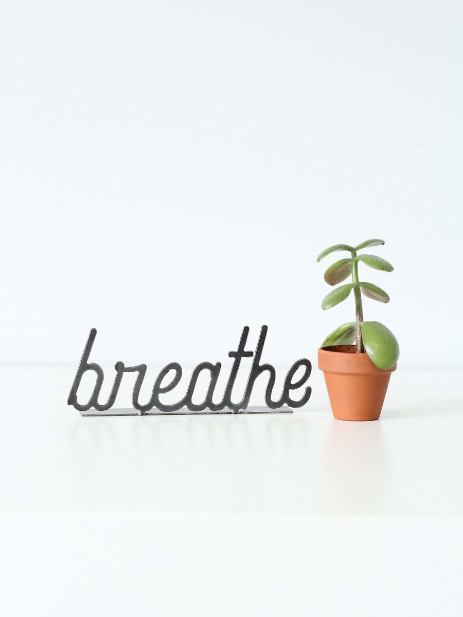 Breathe Word Sign.
