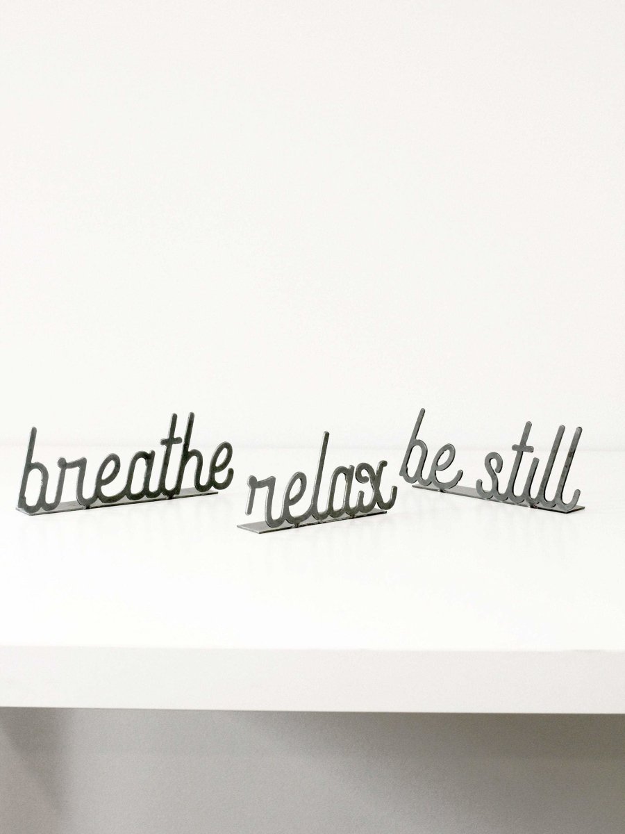 Breathe Word Sign.