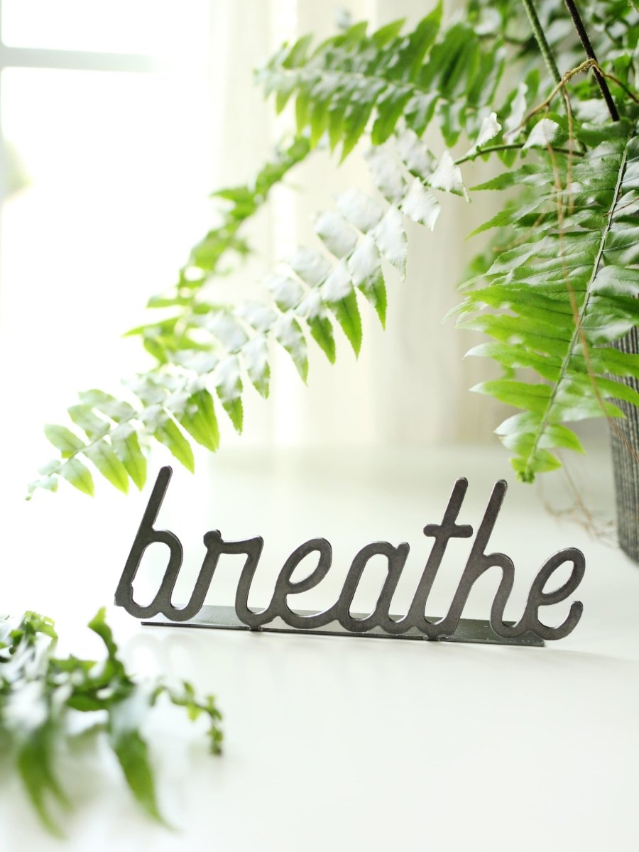 Breathe Word Sign.