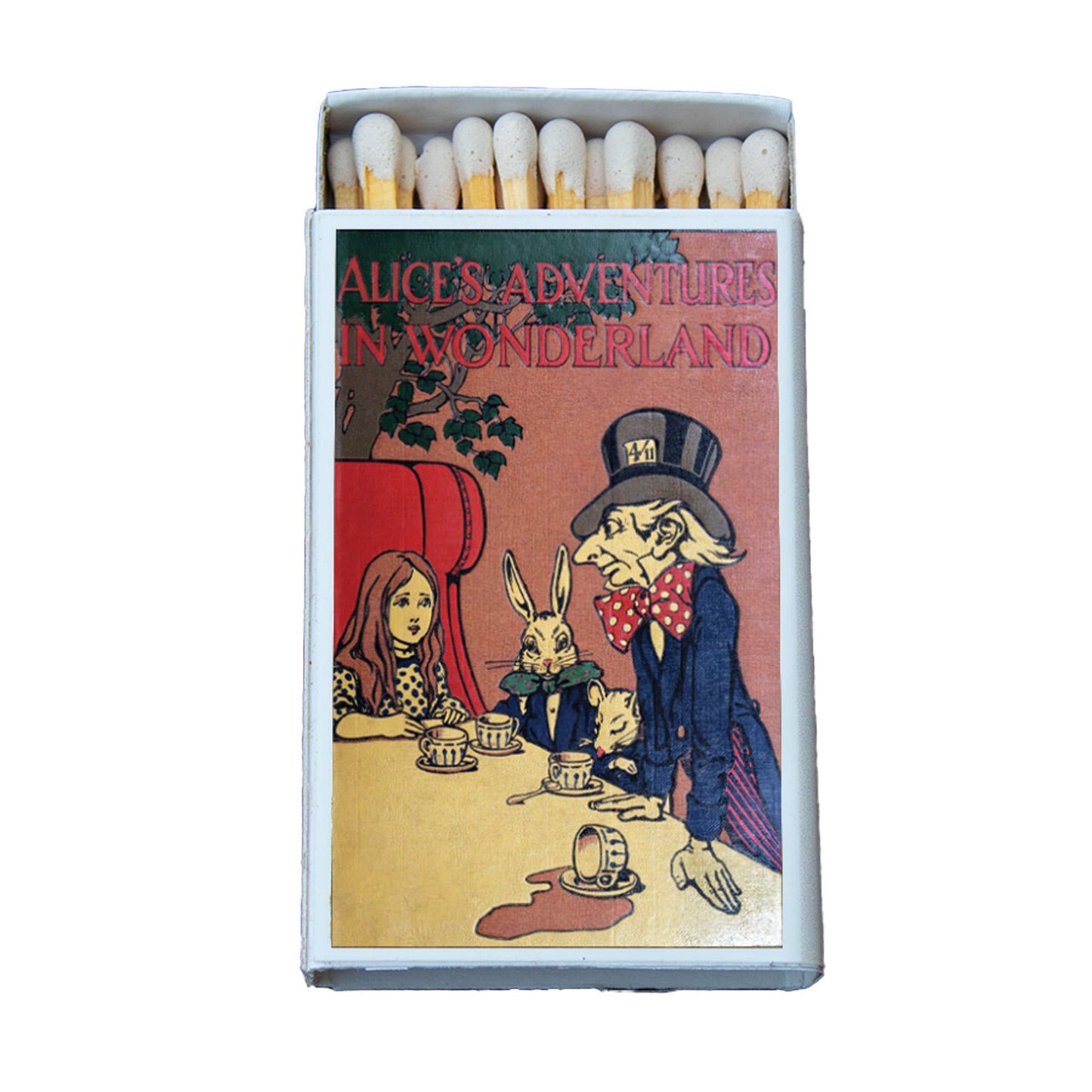 Literature Alice in Wonderland Matchbox • Candle Acc•Matches
