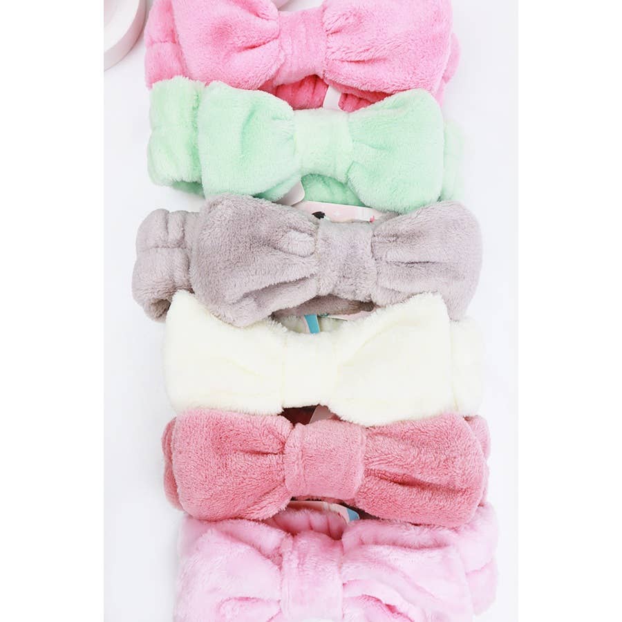 Solid Beauty Spa Bow Headband