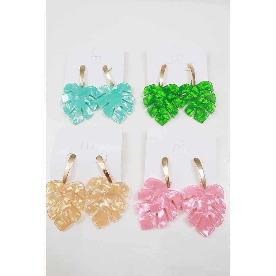 Leaf Drop Summer Earrings