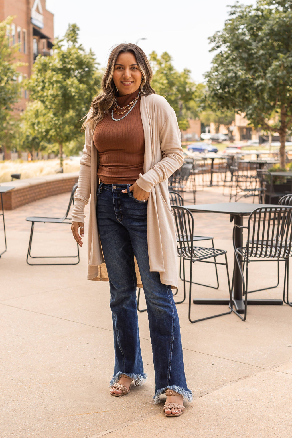 The Portia Sleeveless Turtleneck Top