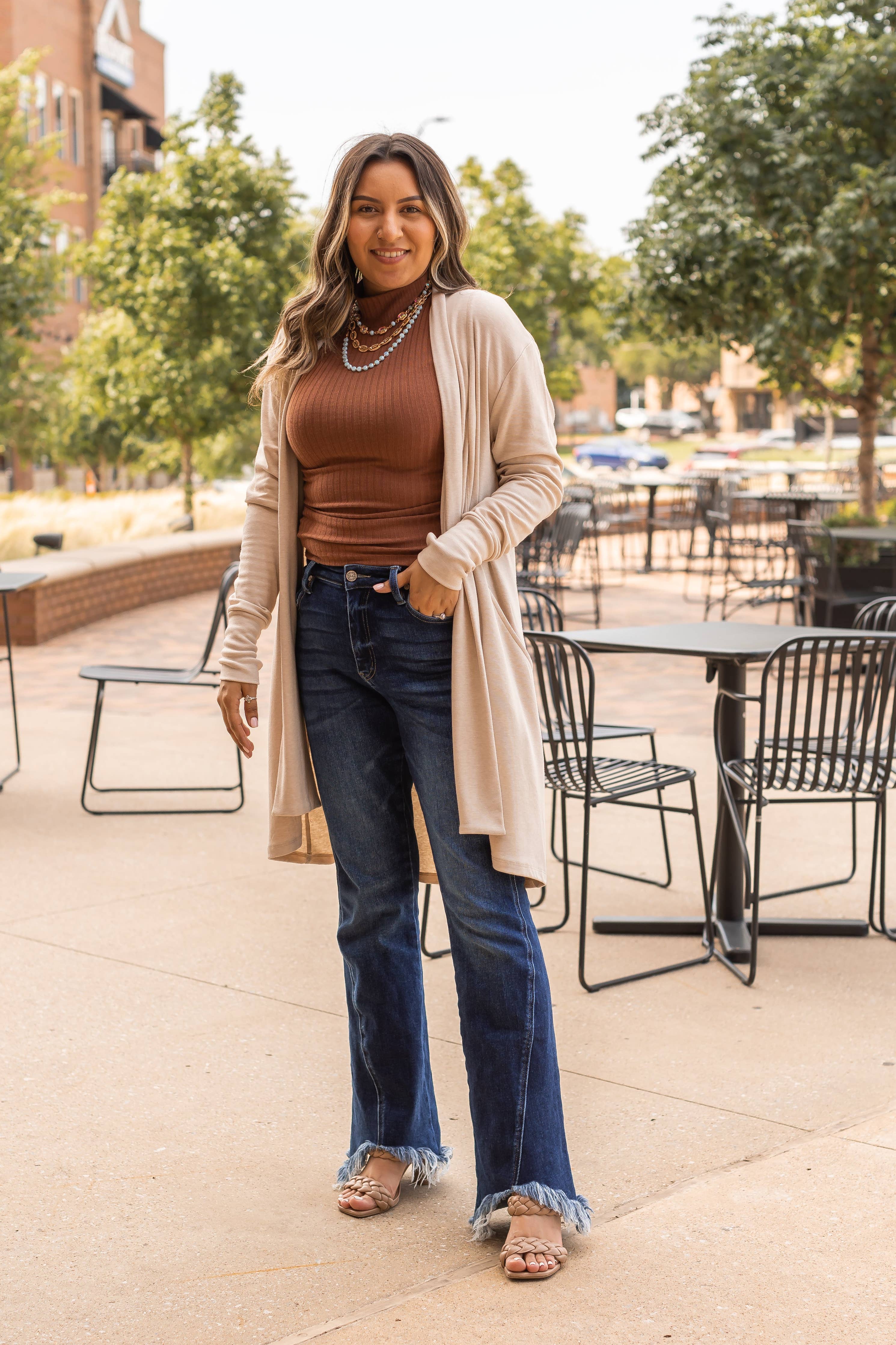 The Portia Sleeveless Turtleneck Top