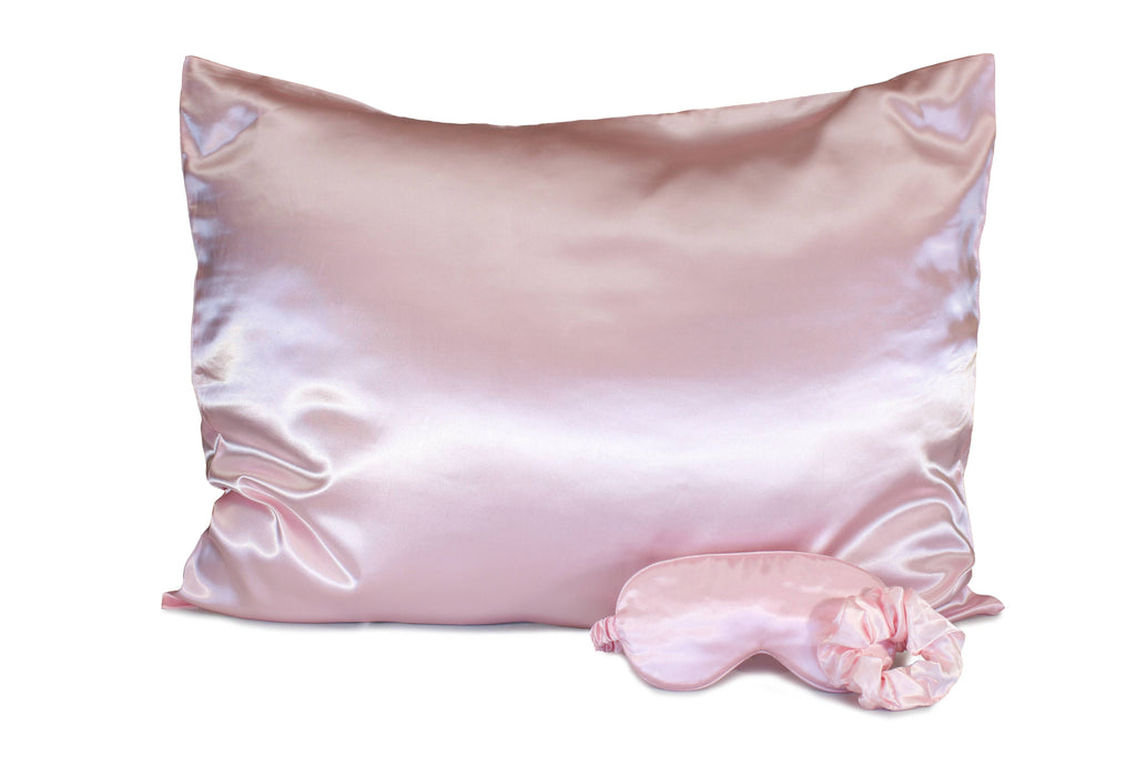 Ultimate Sleep Set Satin Pillowcase, Eye mask and Scrunchie