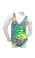Wrap Lined Swimsuit One Piece w/ Drawstring