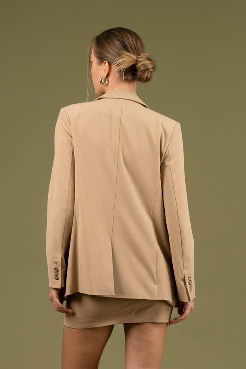 Solid Longline Blazer