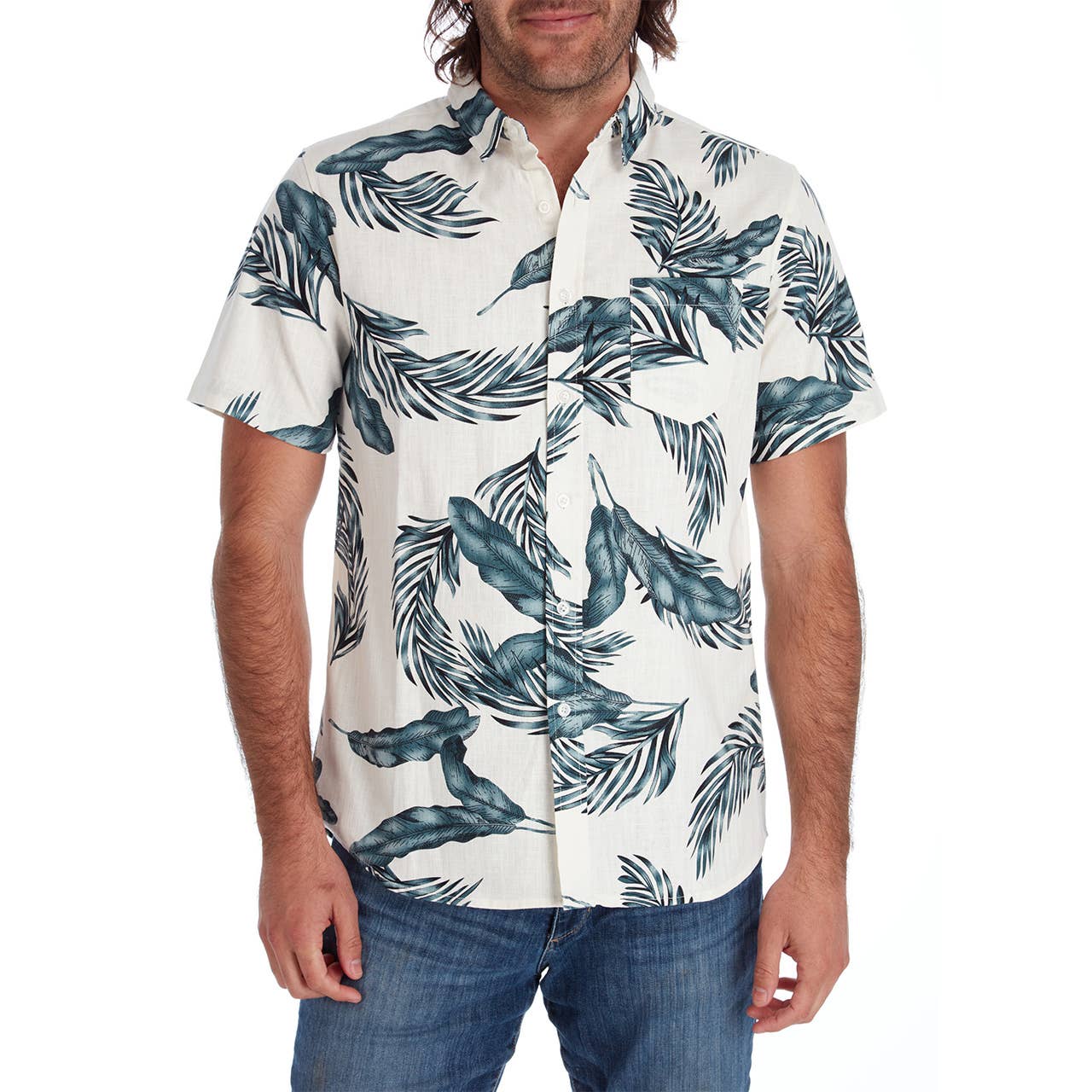 Jude Printed Slub Men's Shirt