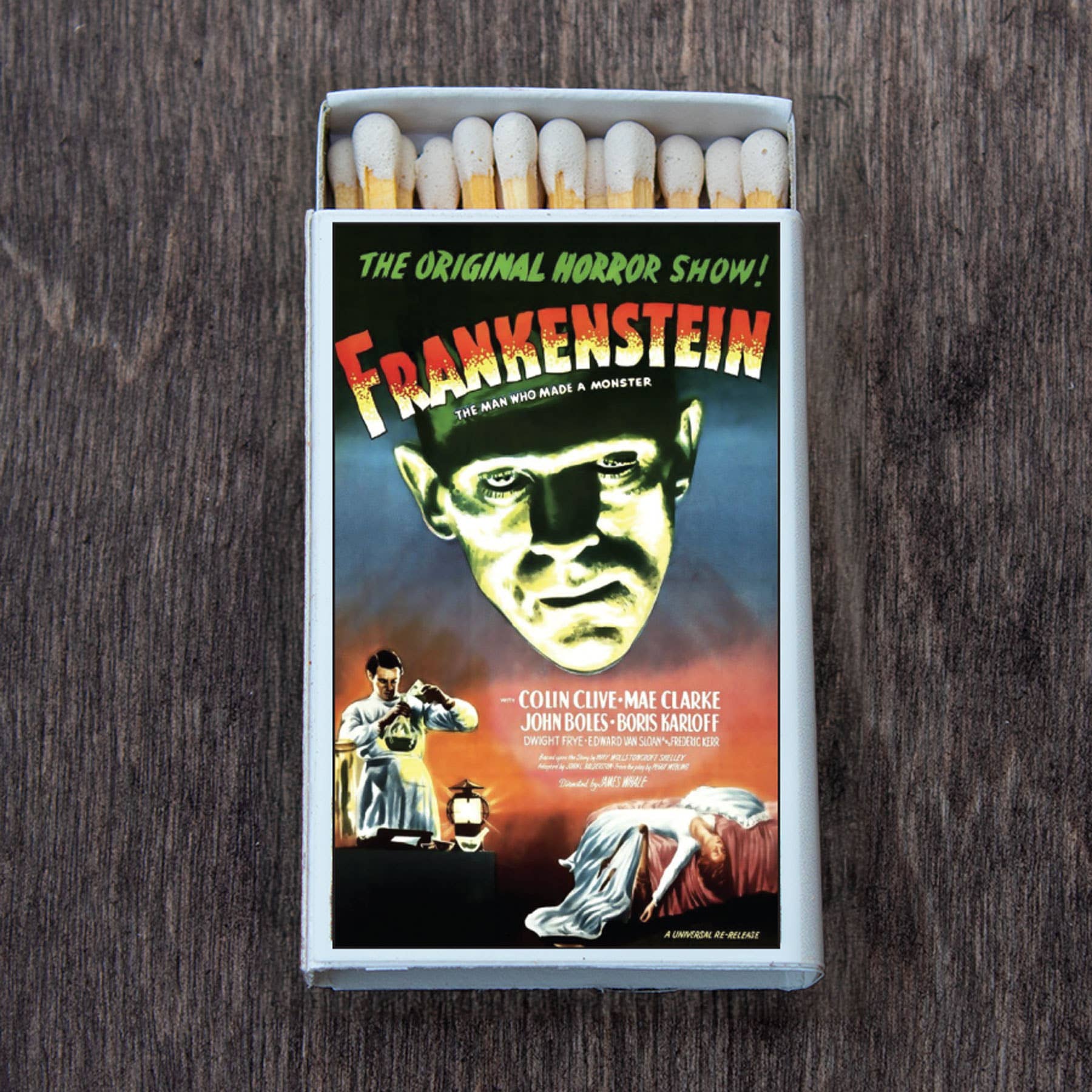Matches • Monster Movie Poster • Frankenstein