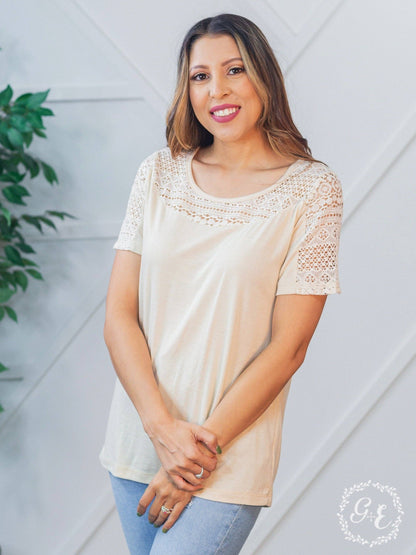 Don't Worry So Much Lace Top