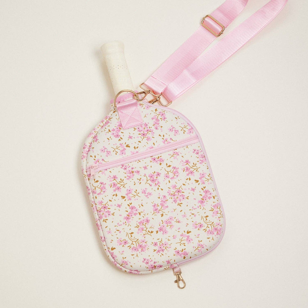 Boho-Floral-Neoprene-Pickleball-Paddle-Bag
